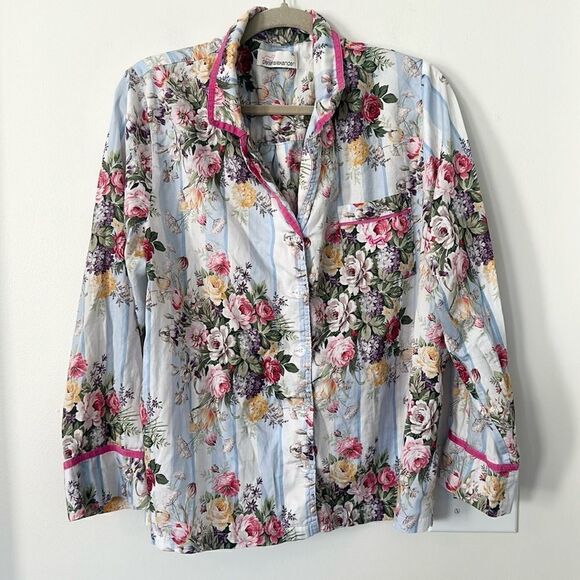 Peter Alexander Floral Pajama Top XL - Picture 1 of 7